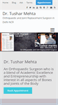 Mobile Screenshot of drtusharmehta.com